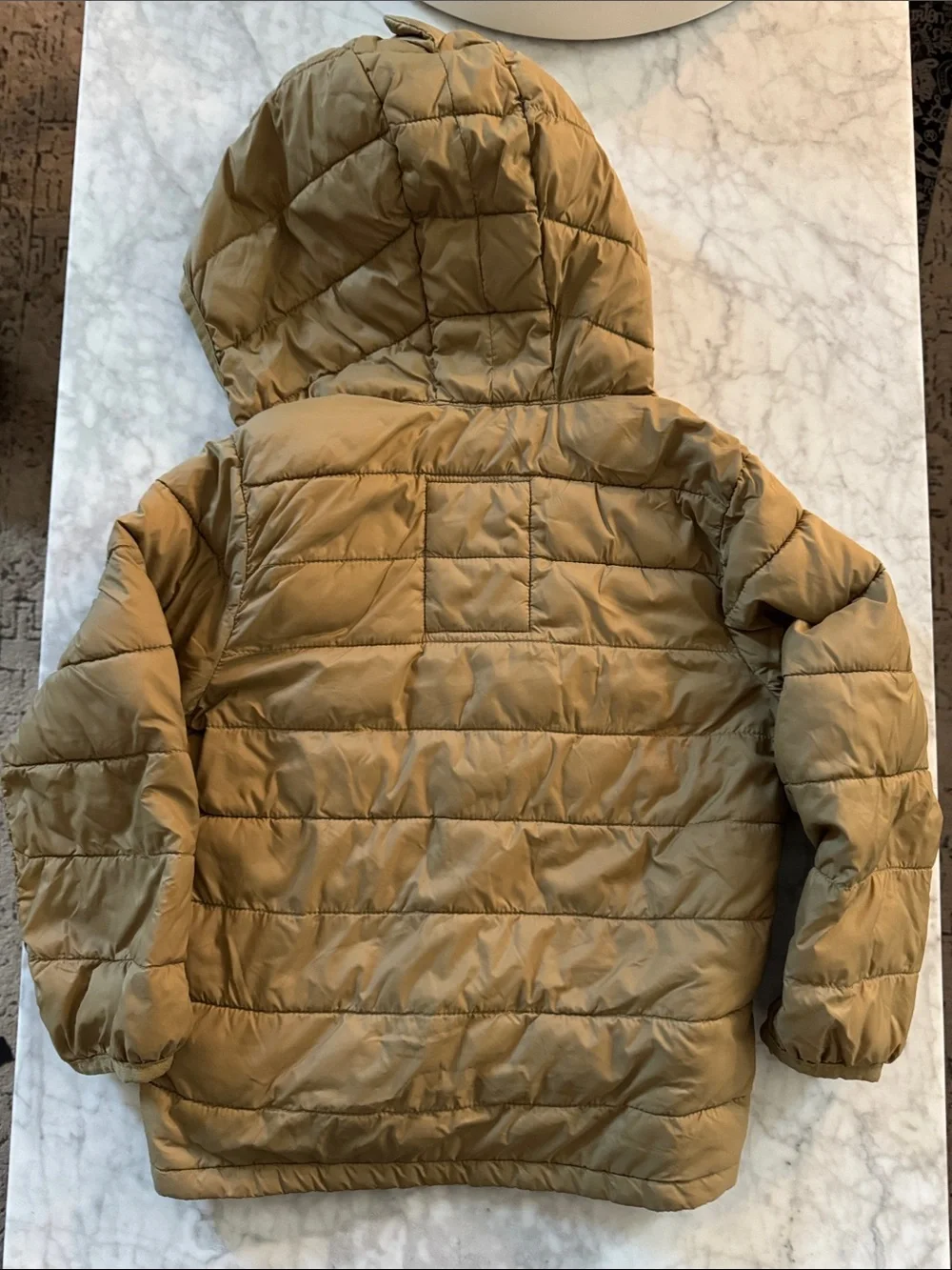 Gap baby Kids Dino Lightweight Hooded Puffer Jacket coat 5T